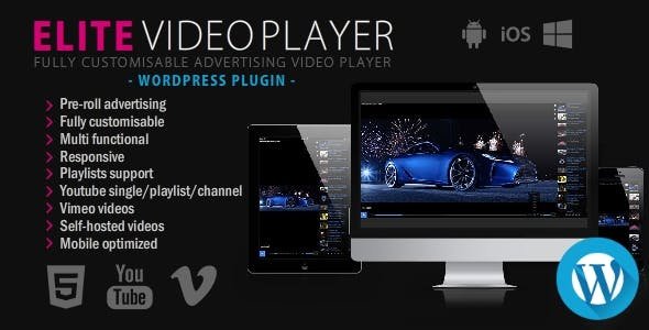 精英视频播放器 v11.0.1 - WordPress