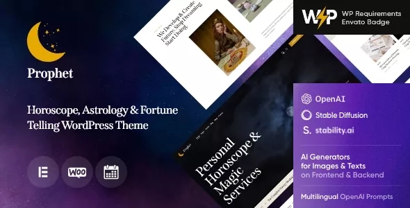 Prophet - 星座、占星术和算命 WordPress 主题 v1.14.0