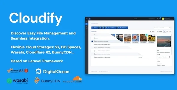 Cloudify v1.2.8 - 自托管文件管理器和云存储免费下载