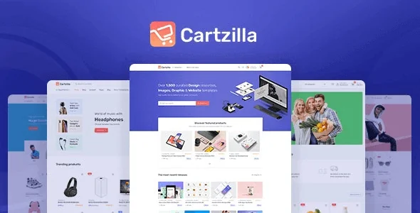 Cartzilla – 数字市场和杂货店 WordPress 主题