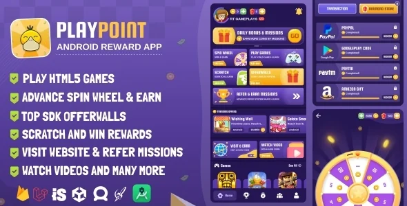 国外网赚安卓APP源码 v1.6 - 带有管理面板的 Android 应用