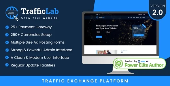 TrafficLab v2.0 - 流量交换平台
