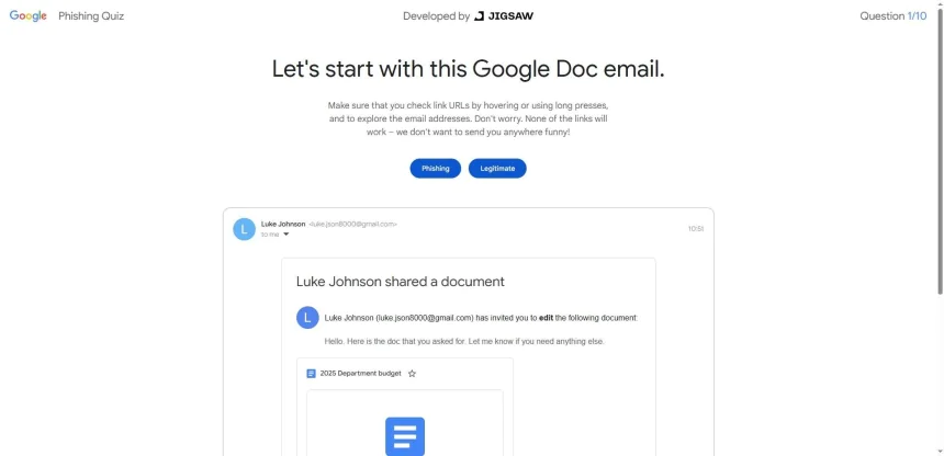 If You Think You Can Spot Phishing Emails, Take This Quiz