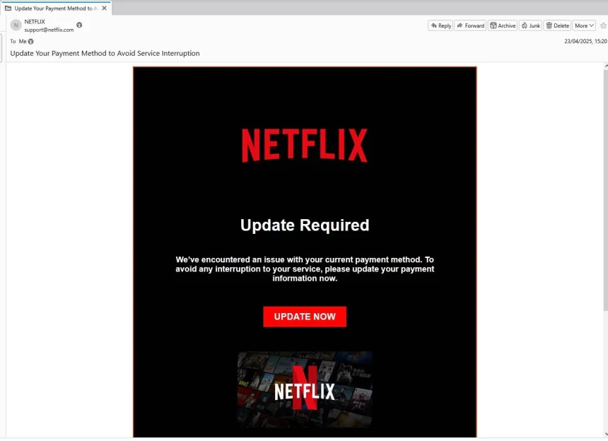 This Well Timed Netflix Phishing Scam Almost Caught Me Out