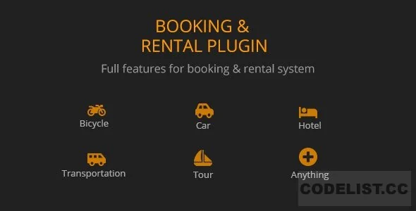 BRW v1.6.4 - Booking Rental Plugin WooCommerce