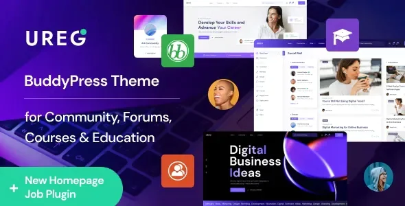 Ureg - BuddyPress & Community WordPress Theme v1.1.0