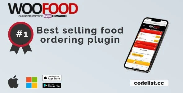 WooFood v2.7.7 - Food Ordering Plugin (Delivery & Pickup) for WordPress