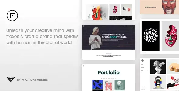 Fraxos v1.9.0 - Creative Portfolio WordPress Theme