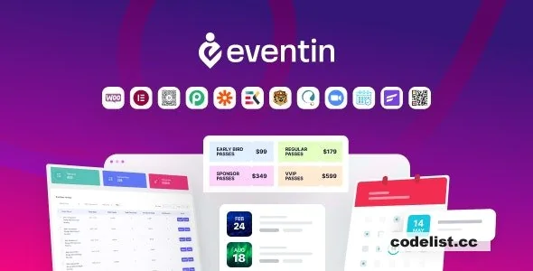 WP Eventin v4.0.7 - Events Manager & Tickets Selling Plugin for WooCommerce