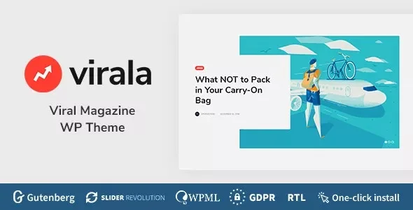 Virala v1.0.9 - Viral News &amp; Magazine WordPress Theme