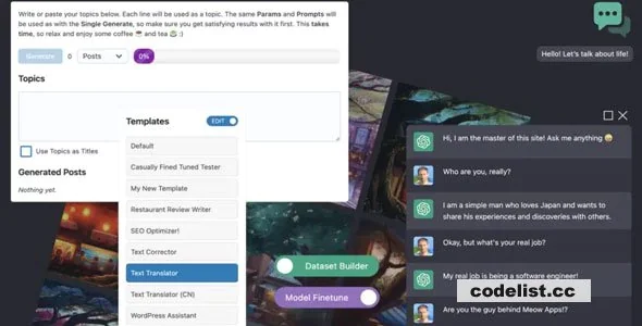 AI Engine Pro v2.6.1 - ChatGPT Chatbot, GPT Content Generator, Custom Playground & Features