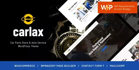Carlax - Car Parts Store & Auto Service WordPress Theme v1.0.9