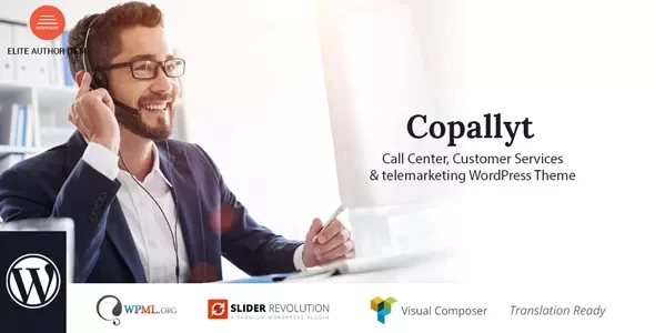 Copallyt - Call Center & Telemarketing WordPress Theme v4.6