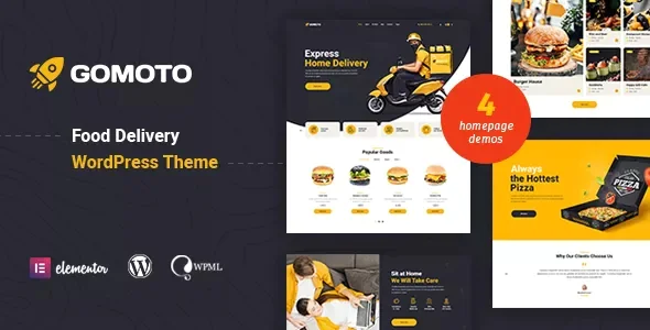 Gomoto - Food Delivery & Medical Supplies WordPress Theme v1.3.5