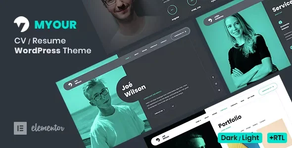 Myour - CV Resume WordPress Theme v1.5.1