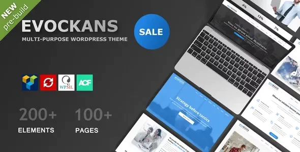 Evockans v1.1.7 - Responsive Multi-Purpose WordPress Theme