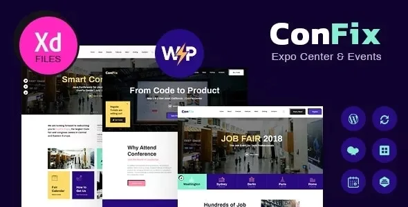 ConFix v1.0.9 - Expo & Events WordPress Theme