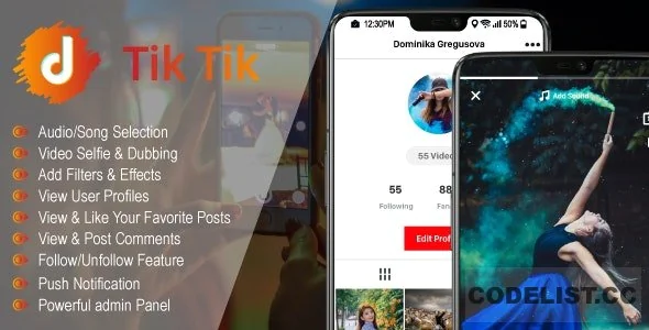 TicTic v2.7.1 - Android media app for creating and sharing short videos