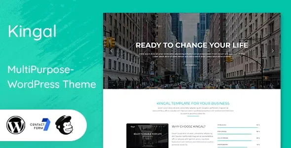 Kingal v1.4 - MultiPurpose WordPress Theme