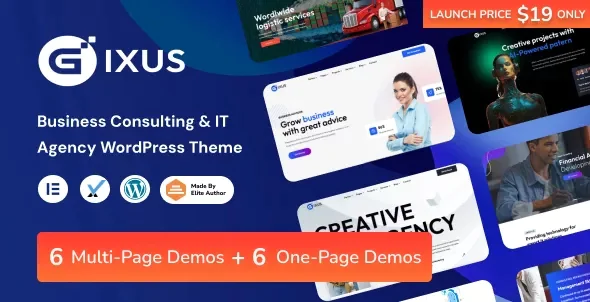 Gixus - Business Consulting &amp; IT Agency WordPress v2.2