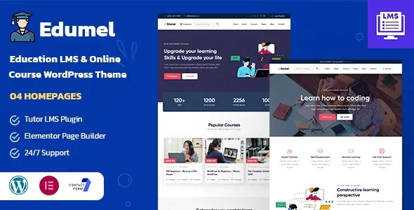 Edumel - Education LMS WordPress Theme