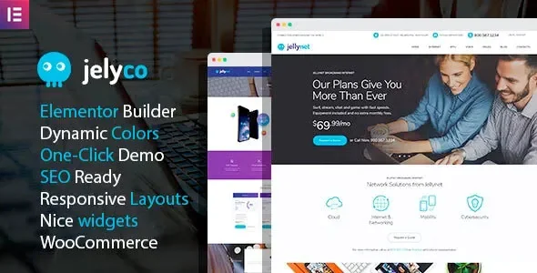 JelyCo v1.1.0 - ISP &amp; Telecom WordPress Theme