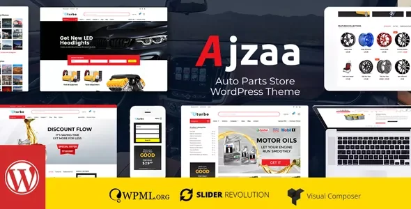 Ajzaa - Auto Parts Store WordPress Theme v3.6