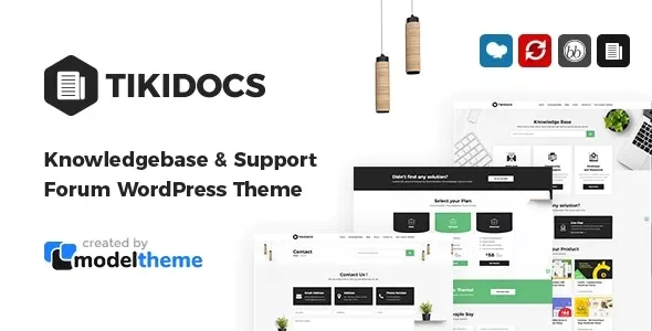 Tikidocs - Knowledgebase &amp; Support Forum WordPress Theme + RTL v2.2.3
