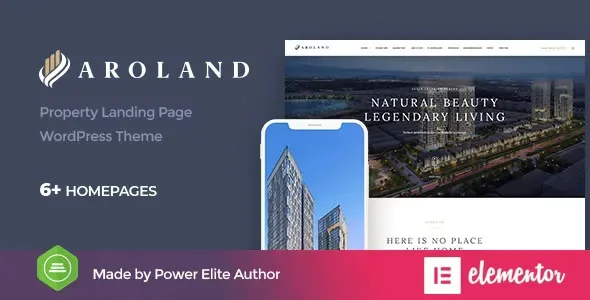 Aroland v1.1.3 - Single Property Landing Page WordPress Theme