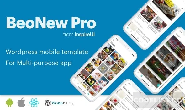 BeoNews Pro v4.0 - React Native mobile app for Wordpress