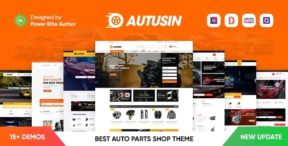 Autusin v2.8.5 - Auto Parts & Car Accessories Shop Elementor WooCommerce WordPress Theme