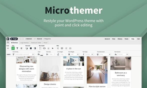 MicroThemer v7.3.1.9 - WordPress CSS Editor