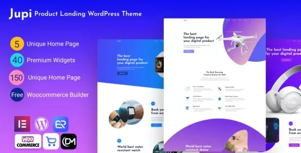 Jupi - Product Landing WordPress Theme v3.1.0
