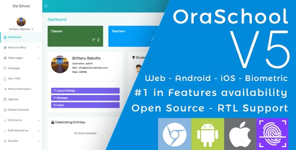 Ora School Suite v5.0 - Ultimate school management system