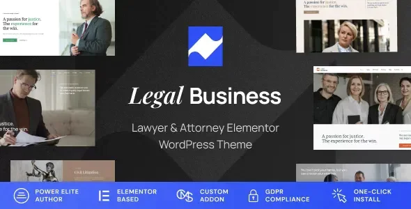 Legal Business - Attorney & Lawyer WordPress Theme v1.0.6