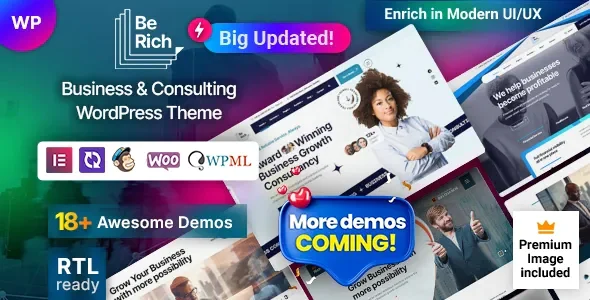 Berich - Consulting Corporate WordPress Theme v1.0.4