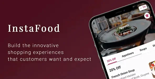 InstaFood - QR Menu, Food Delivery, Pickup and Dine-in for WordPress v1.6.0