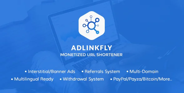 AdLinkFly v5.3.0 - Monetized URL Shortener