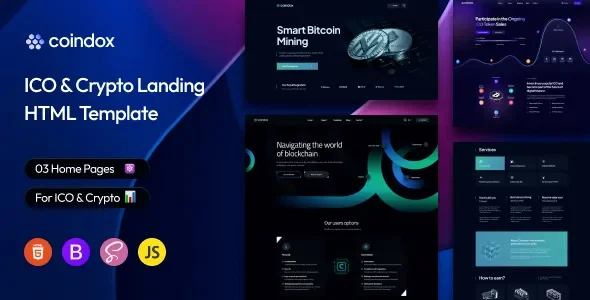 Coindox - ICO & Crypto Landing WordPress Theme v1.0.2