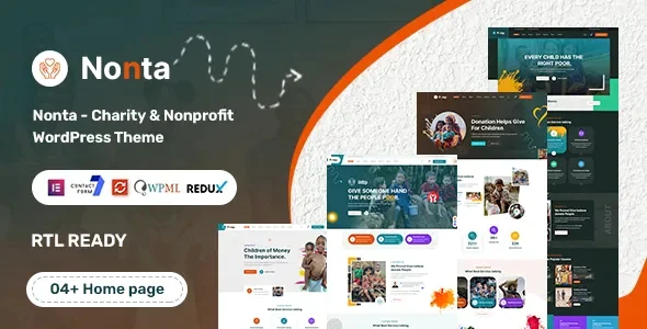 Nonta - Nonprofit & Charity WordPress Theme v1.0.1