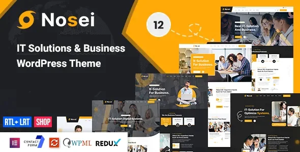 Nosei - IT Solutions & Services WordPress Theme v1.0.4