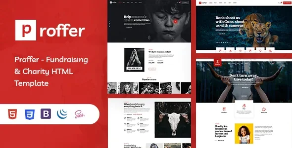 Proffer - Fundraising & Charity WordPress Theme v1.0.6