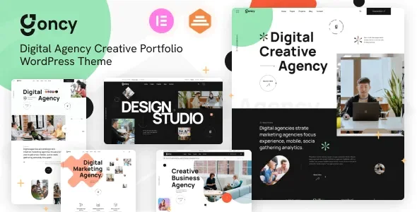 Goncy - Digital Agency & Creative Portfolio WordPress Elementor Theme v1.0.2
