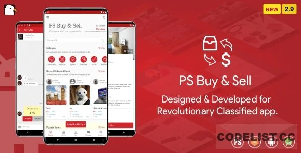 PS BuySell v2.9 - ( Olx, Mercari, Offerup, Carousell, Buy Sell ) Clone Classified App